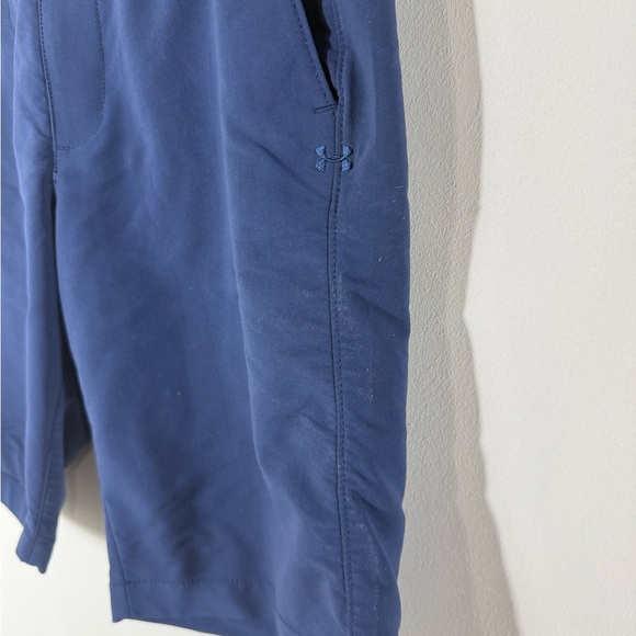 Under Armour Men's Blue Loose Fit Athletic Shorts Size 32 Pockets - Picture 2 of 11